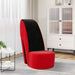 Hakstoel fluweel rood