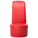 Hakstoel kunstleer rood