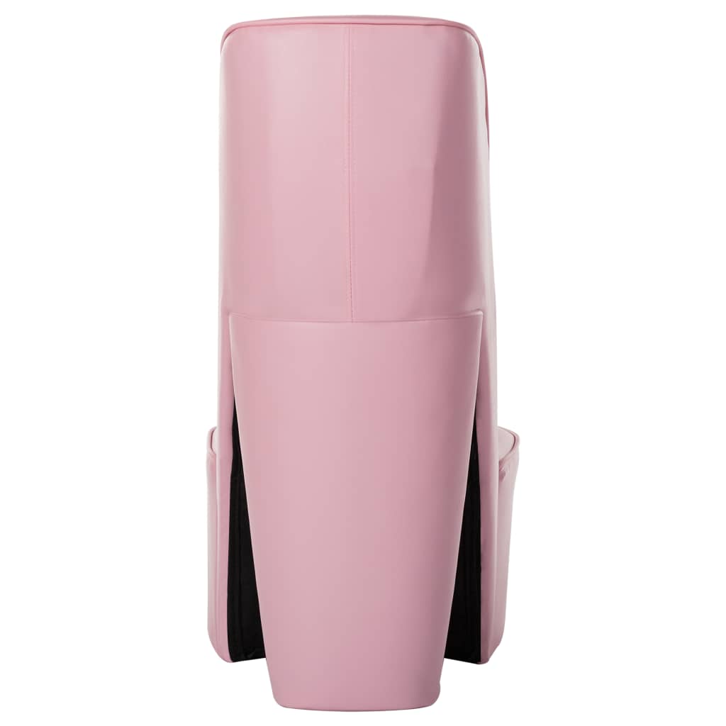 Hakstoel kunstleer roze