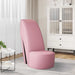 Hakstoel kunstleer roze
