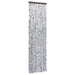 Vliegengordijn 56x185 cm chenille bruin en beige