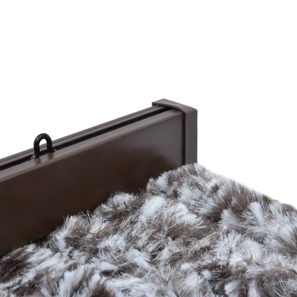 Vliegengordijn 56x185 cm chenille bruin en beige