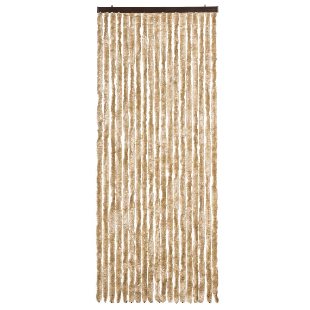 Vliegengordijn 56x185 cm chenille beige