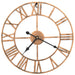 Wandklok 40 cm metaal goudkleurig
