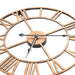 Wandklok 40 cm metaal goudkleurig