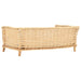 Hondenmand met kussen 90x54x35 cm natuurlijk wilgen