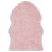 Vloerkleed 60x90 cm kunstschapenvacht roze