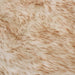 Vloerkleed 60x90 cm kunstschapenvacht gemêleerd bruin