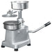 Hamburgerpersmachine met 500 scheidingsbladen 10 cm aluminium