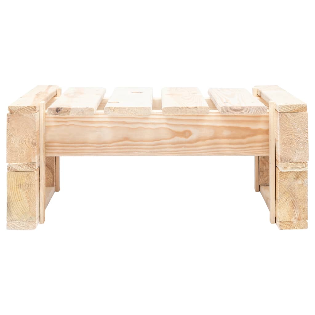 Tuinhocker pallet hout