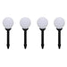 Tuinpadlampen 8 st met grondpin LED 15 cm