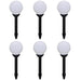 Tuinpadlampen 6 st met grondpin LED 20 cm