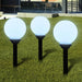 Tuinpadlampen 6 st met grondpin LED 20 cm