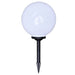 Tuinpadlampen 4 st met grondpin LED 30 cm