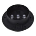 Schuttinglampen 12 st solar LED zwart