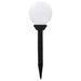 Solarlampen 8 st LED rond 15 cm RGB