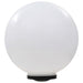 Solarlampen 2 st LED rond 50 cm RGB