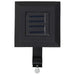 Solarlampen 12 st LED vierkant 12 cm zwart