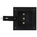 Solarlampen 12 st LED vierkant 12 cm zwart