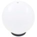 LED-bollampen 4 st rond 25 cm PMMA