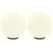 LED-bollampen 4 st rond 40 cm PMMA