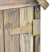 Tuinschuur met deur 69,5x32x178 cm geïmpregneerd grenenhout
