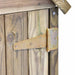 Tuinschuur met deur 69,5x32x178 cm geïmpregneerd grenenhout
