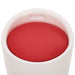 Opbergkruk kunstleer wit en rood