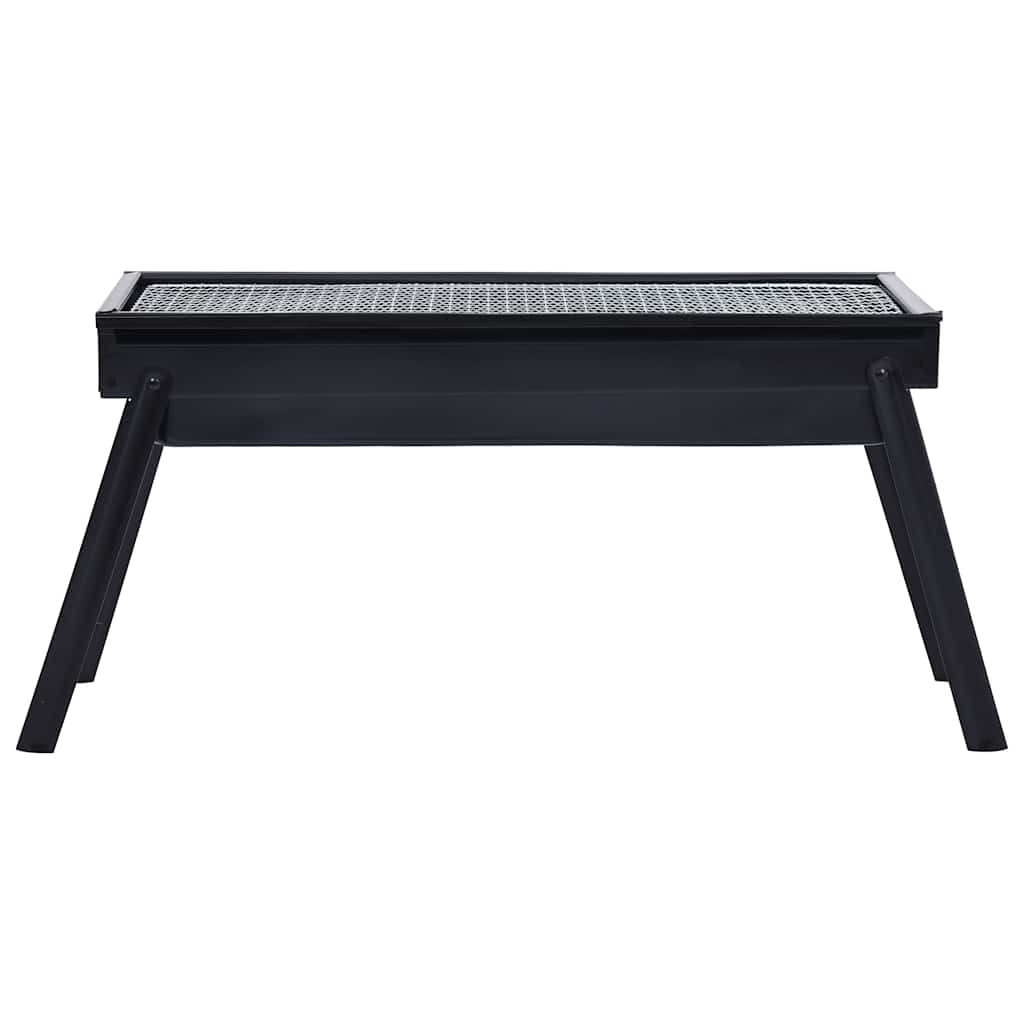 Campingbarbecue draagbaar 60x22,5x33 cm roestvrij