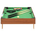 Minipooltafel 3 Feet 92x52x19 cm bruin en groen