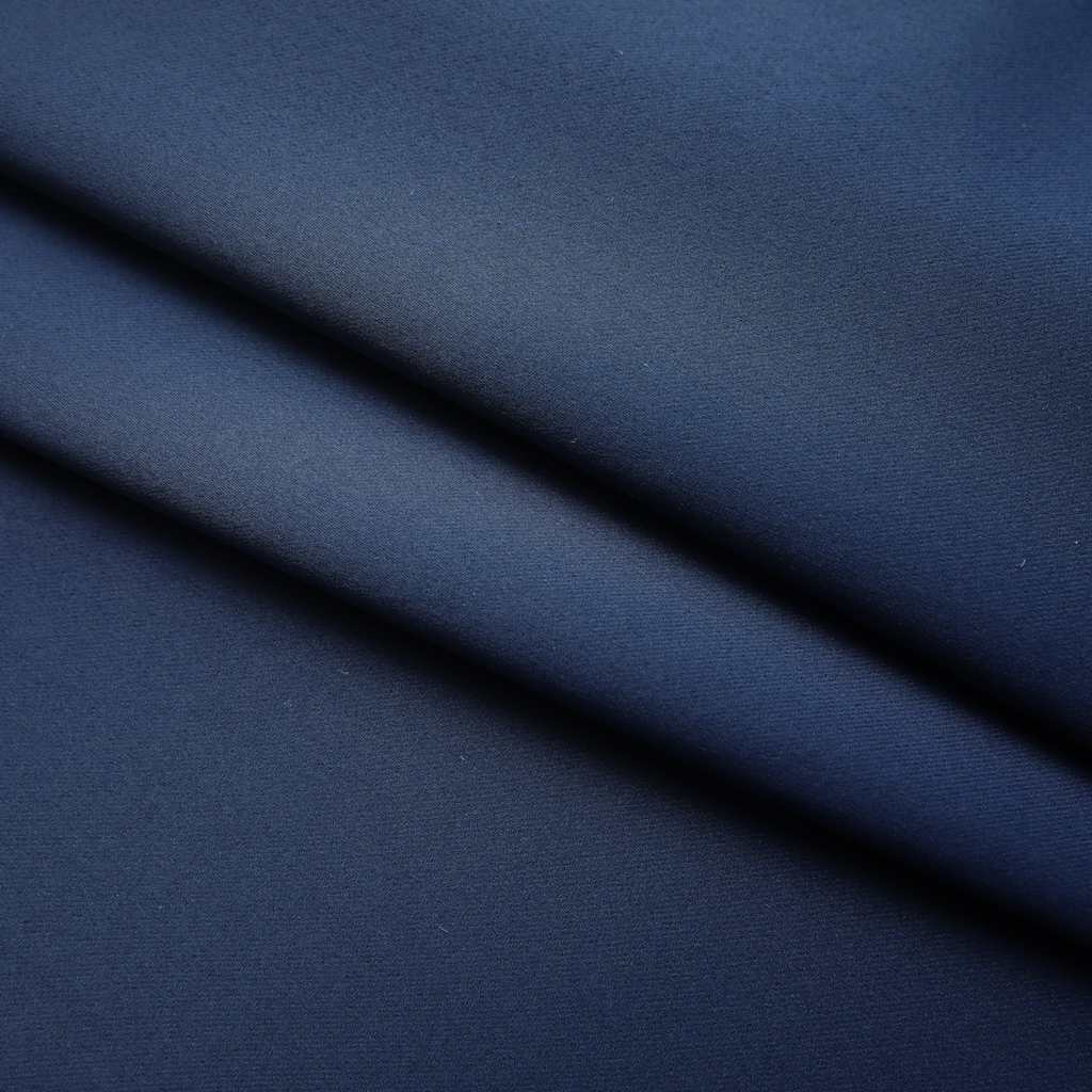 Gordijnen verduisterend met haken 2 st 140x225 cm blauw