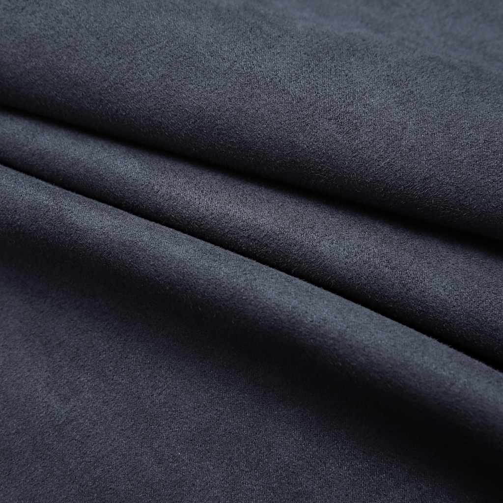 Gordijnen verduisterend met ringen 2 st 140x245 cm antraciet