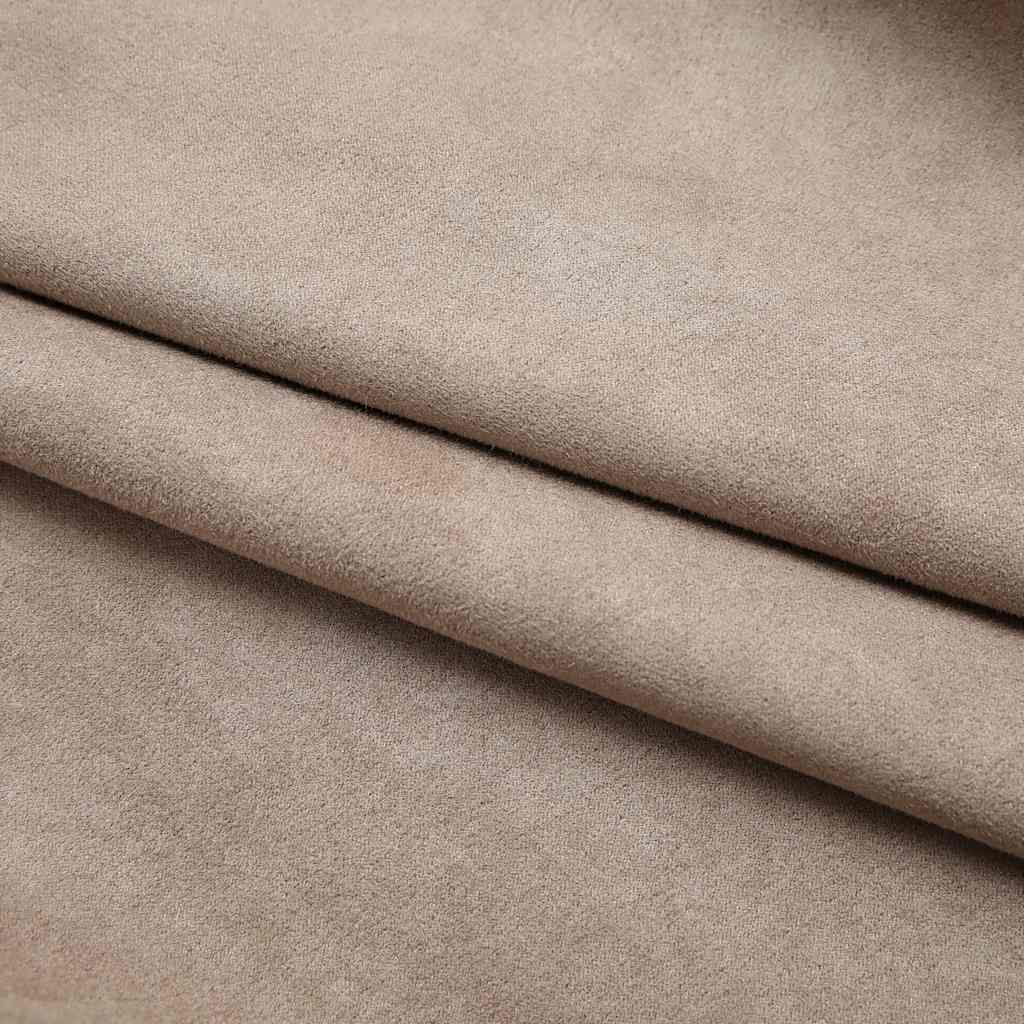 Gordijnen verduisterend met haken 2 st 140x175 cm taupe