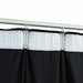 Gordijnen verduisterend 2 st met haken 140x175 cm fluweel zwart
