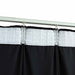 Gordijnen verduisterend 2 st met haken 140x225 cm fluweel zwart
