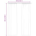Gordijnen verduisterend 2 st met haken 140x245 cm fluweel zwart