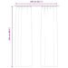 Gordijnen verduisterend 2 st met haken 140x245 cm fluweel antraciet