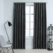 Gordijnen verduisterend 2 st met haken 140x245 cm fluweel antraciet