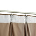 Gordijnen verduisterend 2 st met haken 140x175 cm fluweel beige