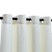 Gordijn verduisterend met ringen 2 st 140x175 cm fluweel crème