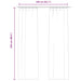 Gordijnen verduisterend 2 st met haken 140x245 cm fluweel roze