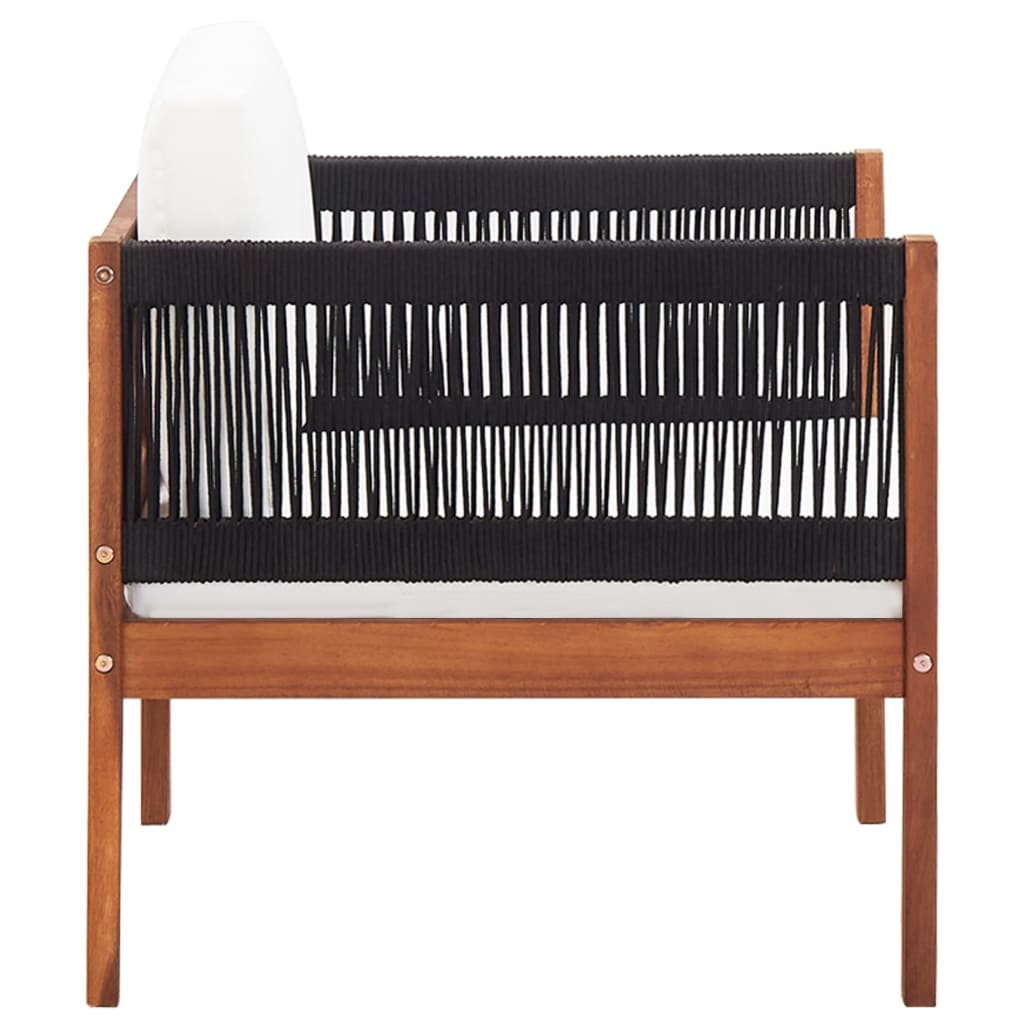 Tuinstoelen 2 St Massief Acaciahout 1 Armstoel (2 st)