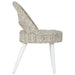 Fauteuil kubu rattan wit