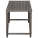 Tuinbank 120 Cm Poly Rattan Grijs