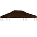 Prieeldak 2-laags 310 g/m² 4x3 m bruin