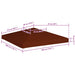 Prieeldak 310 g m² 3x3 m terracota