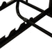 Ligbed met kussen 2-persoons poly rattan grijs
