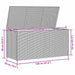 Tuinbox 120x50x60 cm poly rattan grijs