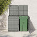 Containerberging dubbel 148x77x111 cm poly rattan antraciet