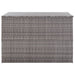Tuinbox 150x100x100 cm poly rattan grijs